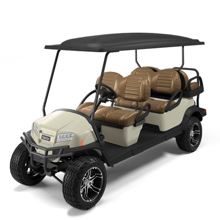 Onward 6 Passenger Lifted Golf Cart Metallic Cashmere