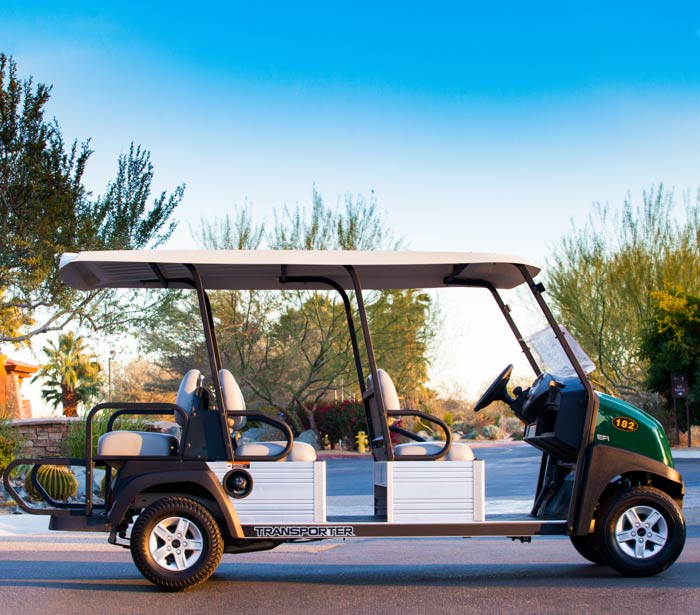 Transporter 6 passenger resort shuttle